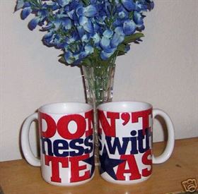 Texas Coffee Mug - Don't Mess with Texas