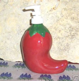 Texas Chili Pepper Soap Dispenser