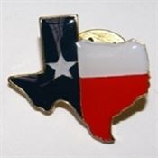 Lapel Pin in the Shape of Texas