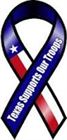 Lapel Pin Texas Supports Our Troops