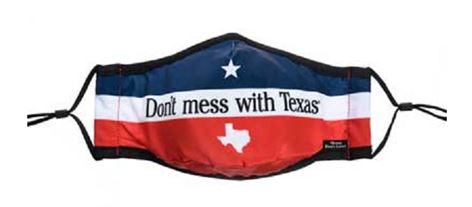 Texas Cloth Face Mask - Don't Mess with Texas