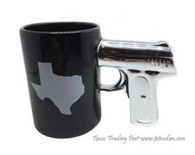 Texas Coffee Gun Mug