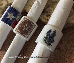 Ceramic Texas Napkin Holder - Made in Texas