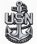 Car or Truck Auto Emblem - United States Navy Anchor