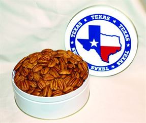 Texas Mammoth Pecans in a Texas Gift Tin