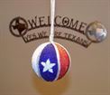 Beaded Texas Flag Year 'Round Ornament