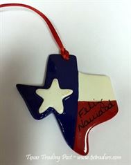 Feliz Navidad  Texas Christmas Ornament