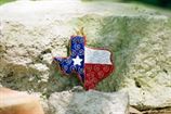Cloisonne Texas Shaped Ornament