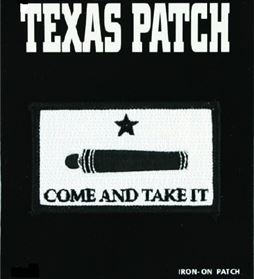 Iron-On Come and Take It Texas Patch