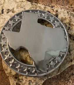 Texas Map Pewter Trivet