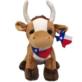 Adorable Texas Longhorn Plush Toy