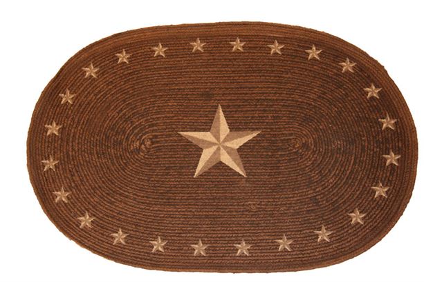 Texas Rugs Rustic Lone Star Jute Rug
