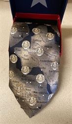 Silk Texas Tie with Texas State Seal