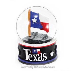 Snow Globe - Texas Flag