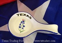 Spoon Rest with Bluebonnet