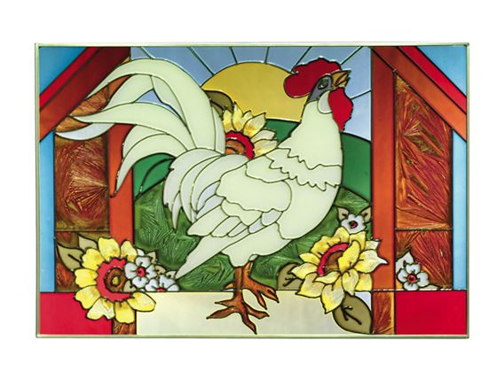 Texas Hand Painted Glass Art - Hand Painted Glass Texas Hand Painted Glass Art - Hand Painted Glass