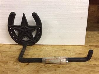 Cast Iron Toilet Paper Holder with our Texas Lone Star
