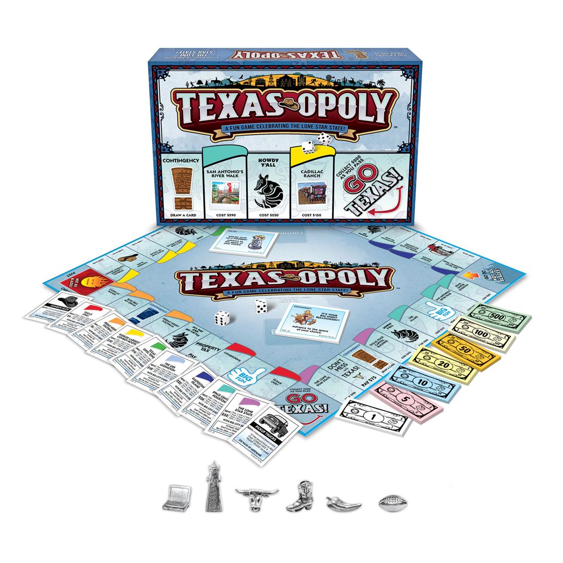 Texas-Opoly - The Monopoly Board Game for Texans