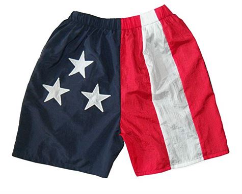 American - USA Flag Walking Shorts