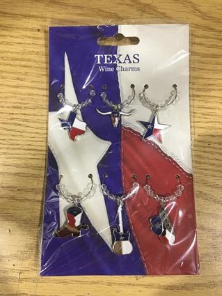 Texas Charms for Wine Bottles